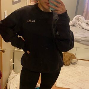 Vintage Black Carhartt Oversized Crewneck (Unisex)